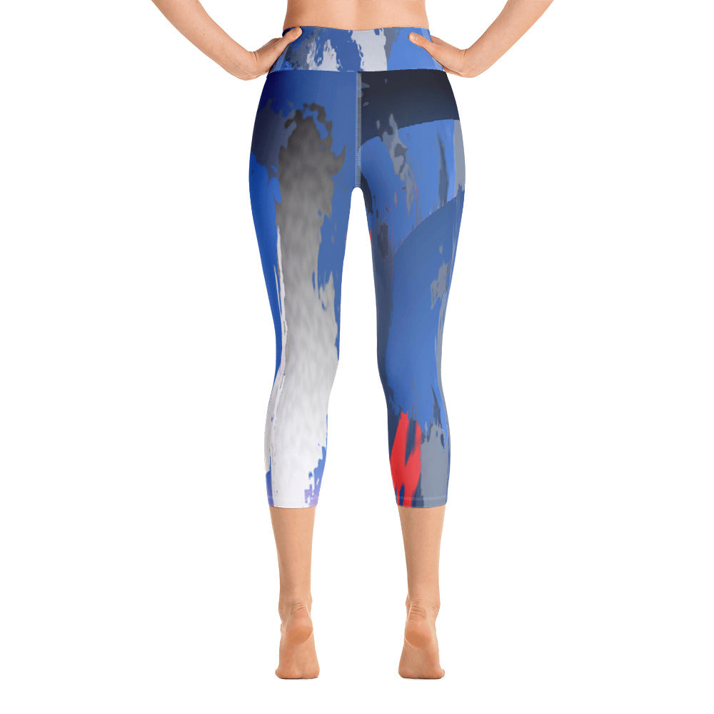 "I am the storm" High waist Capri Leggings