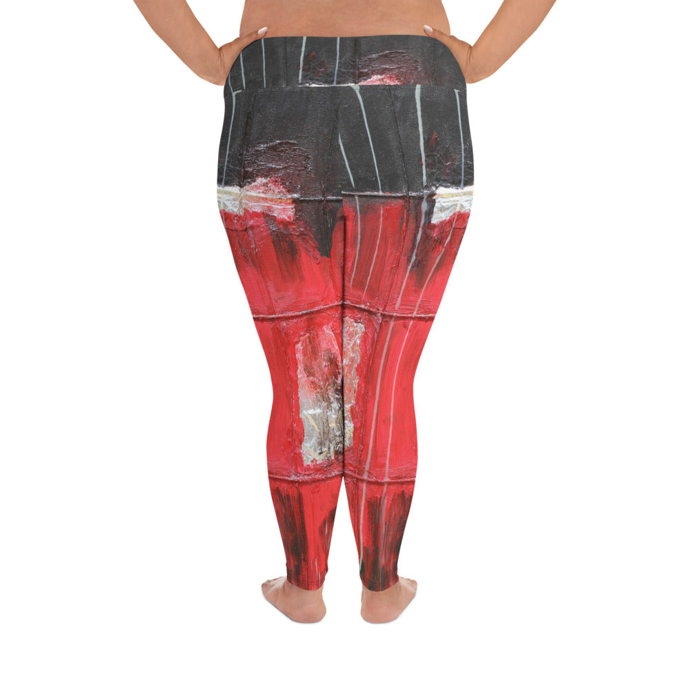 "Future" High Waist  Plus Size Leggings