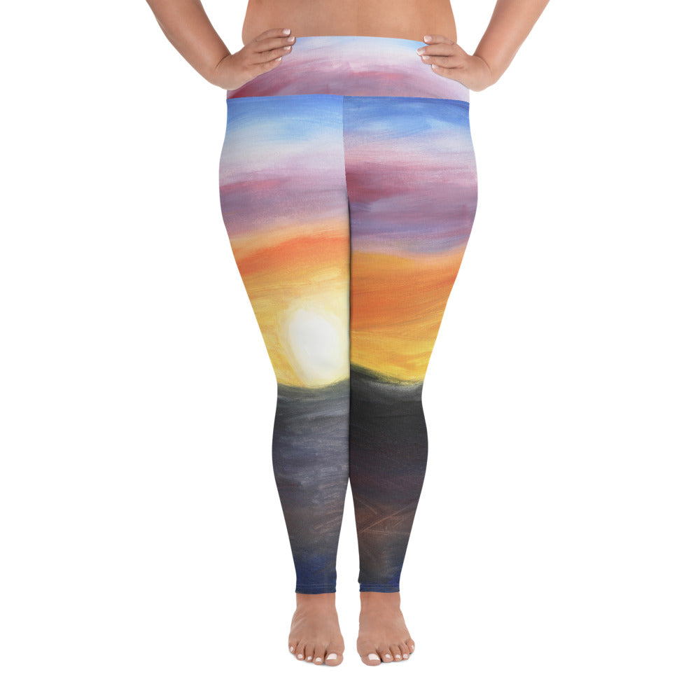 "Rainbow" Plus Size Leggings