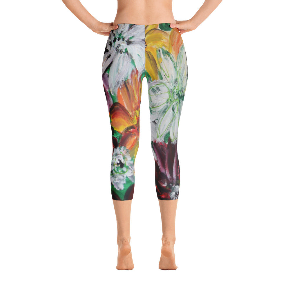 "Garden" Capri Leggings