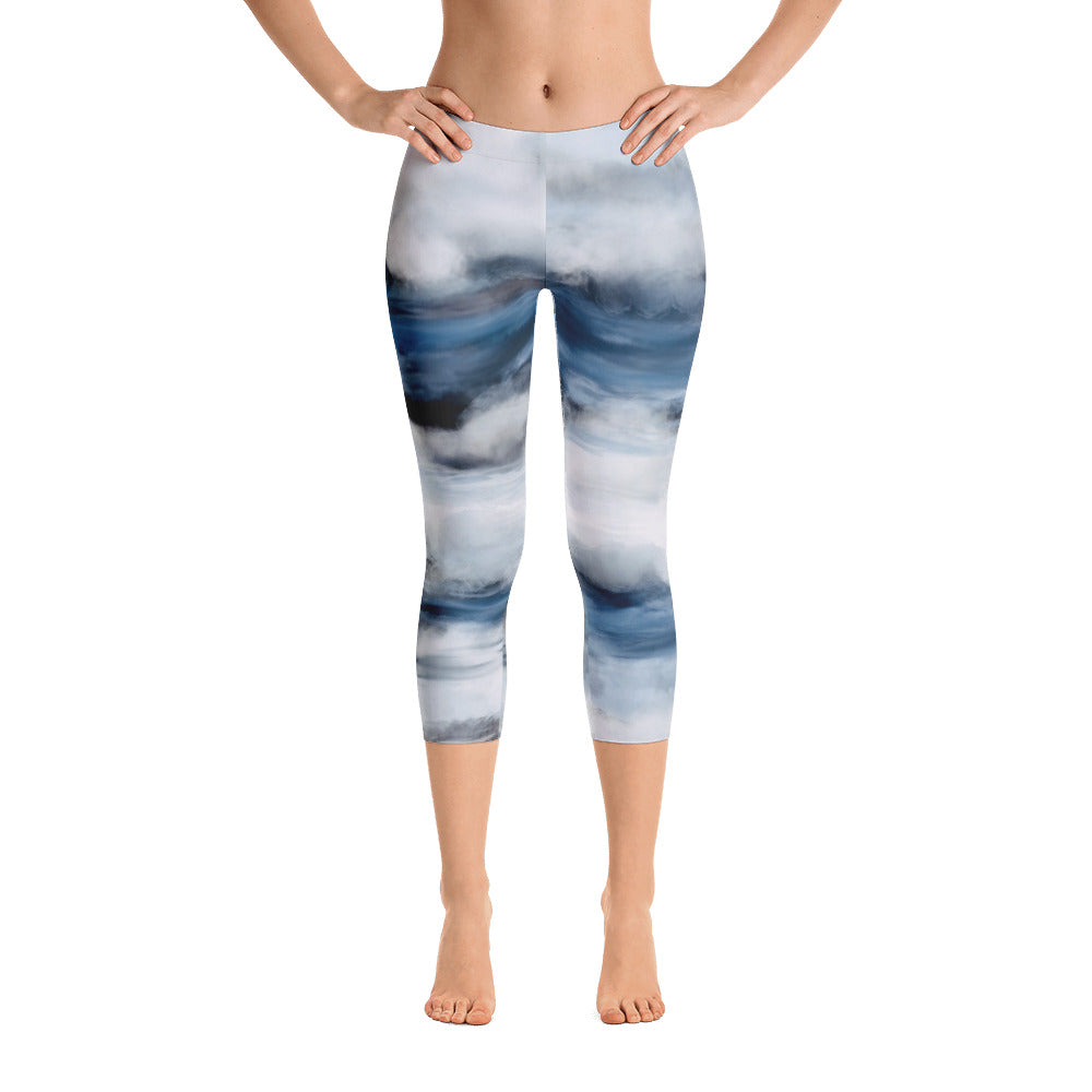 "Wave" Capri Leggings