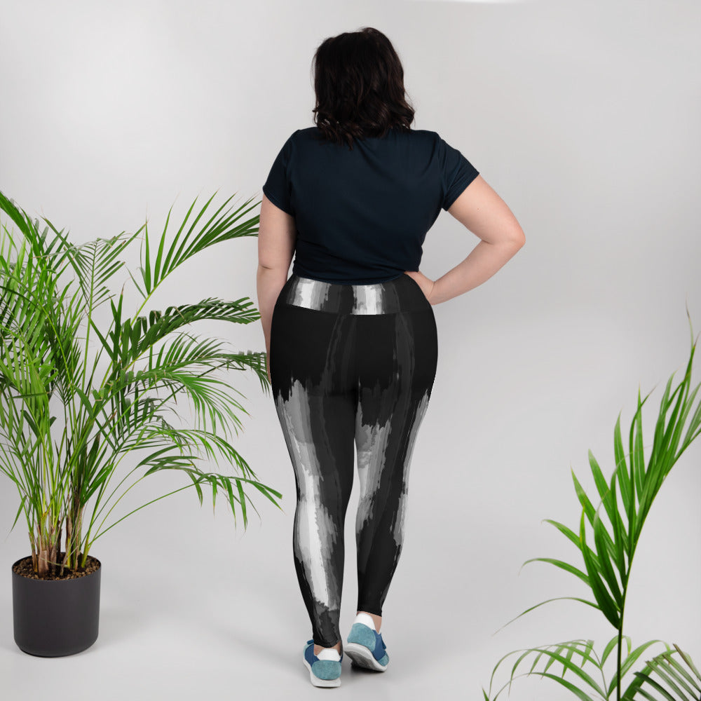 "More than you know" Print Plus Size Leggings