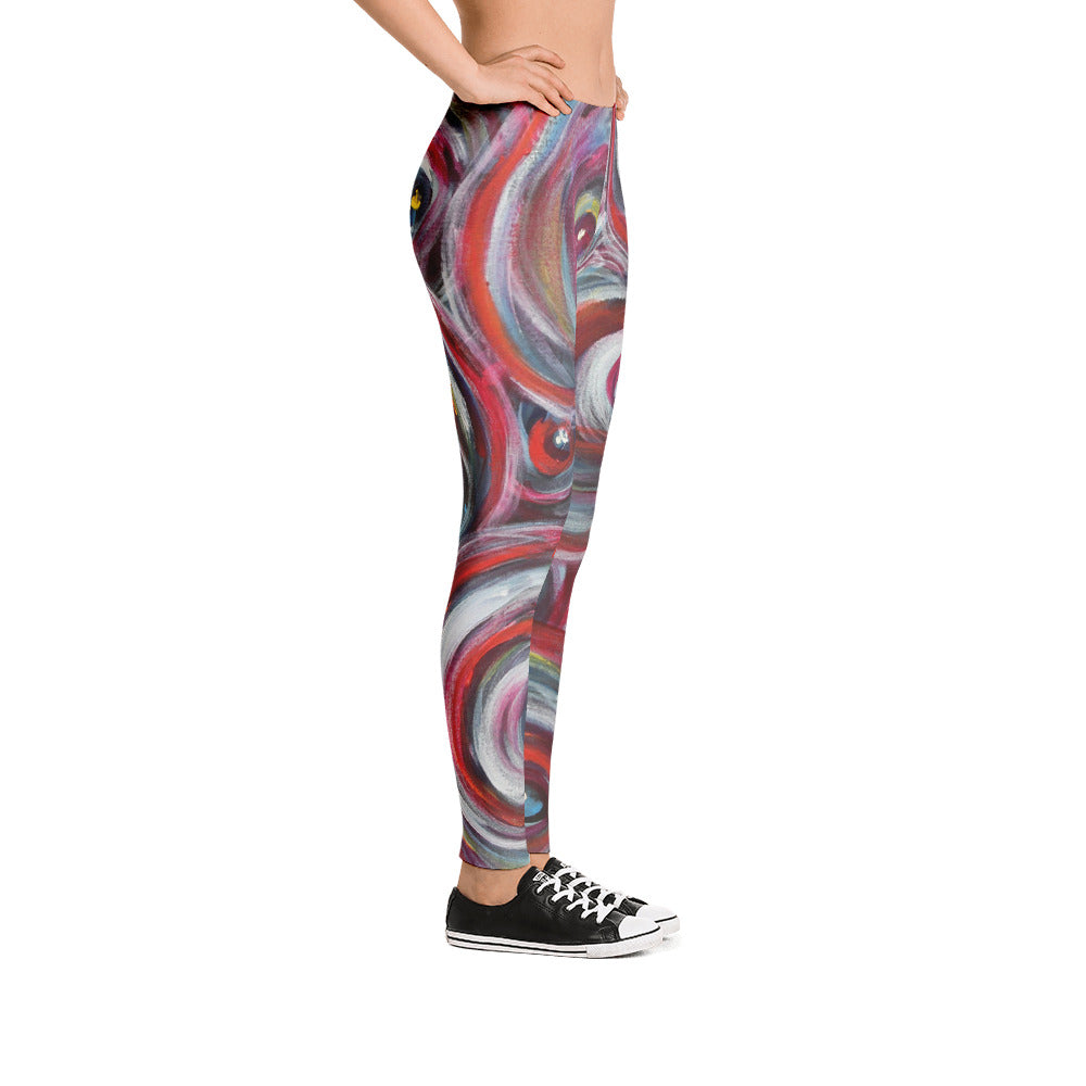 "Life is good" low waist Leggings