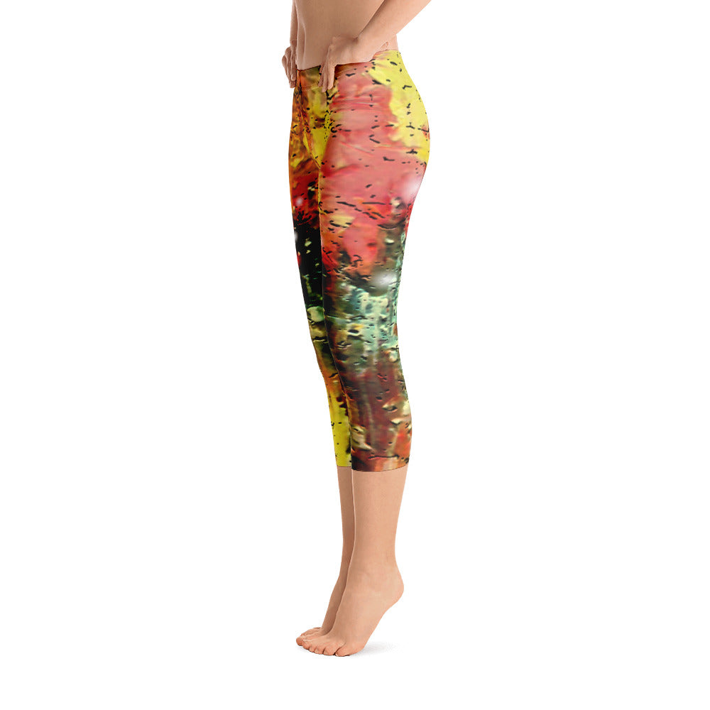 "City that never sleeps" Capri Leggings