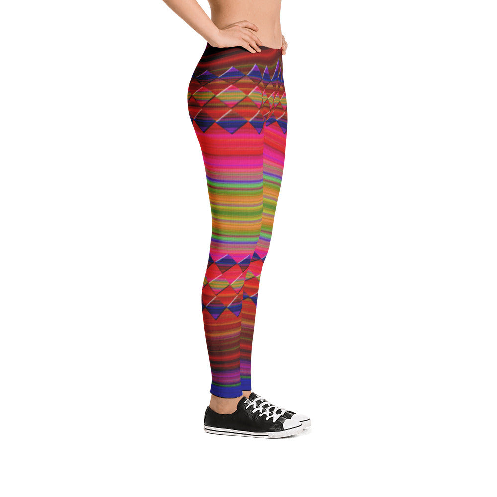 "Let's color" low waist Leggings