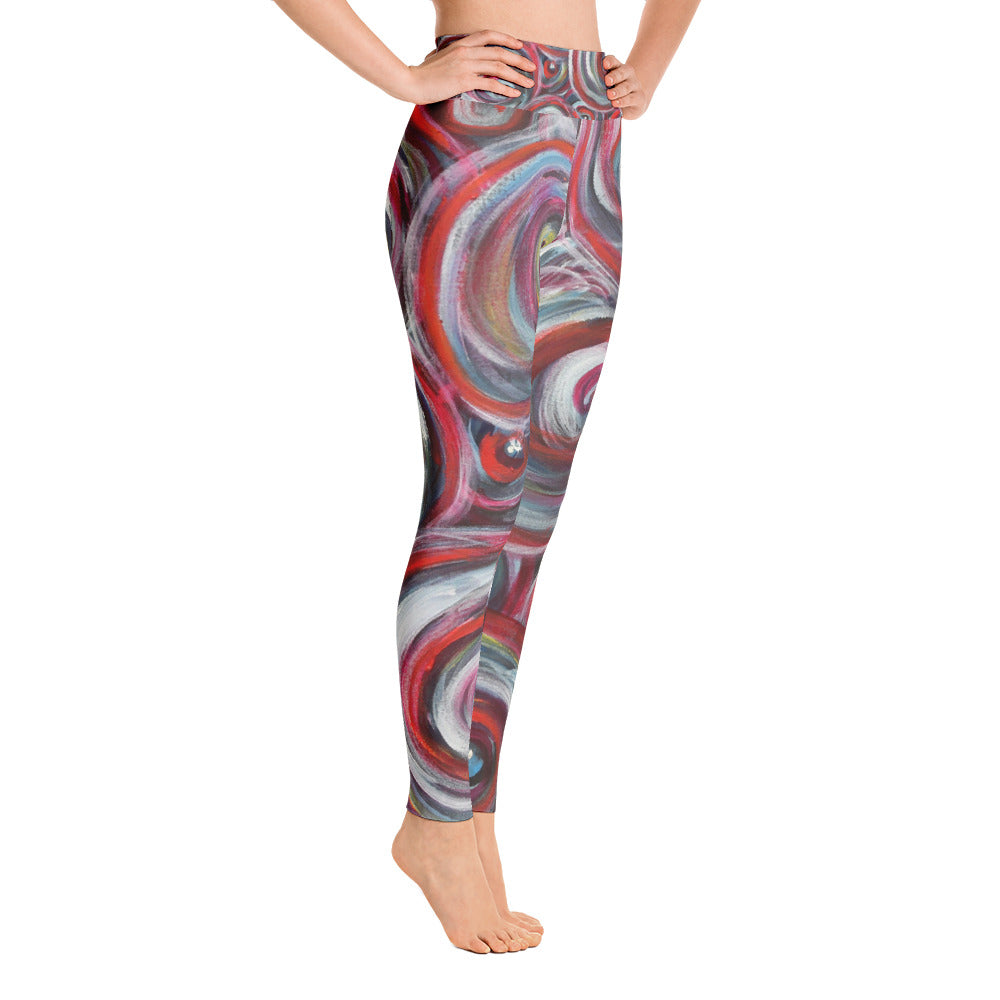 "Life is good" high waist Leggings