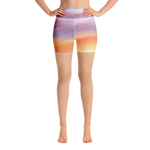 "Rainbow" Yoga Shorts