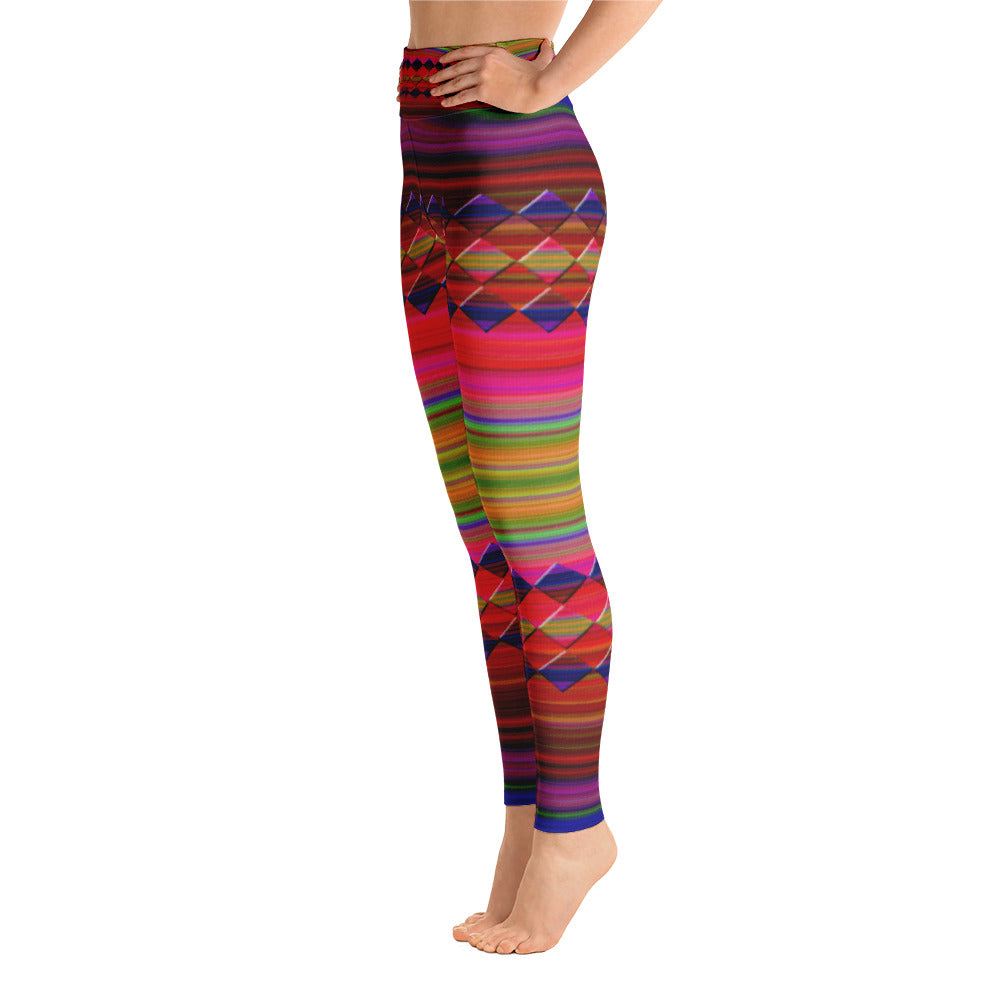 "Let's color" high waist Leggings