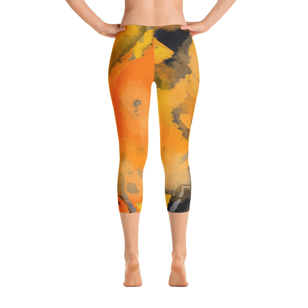 "I am the sun" Capri Leggings