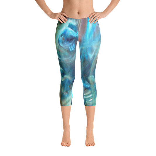 "Under the sea" Capri Leggings