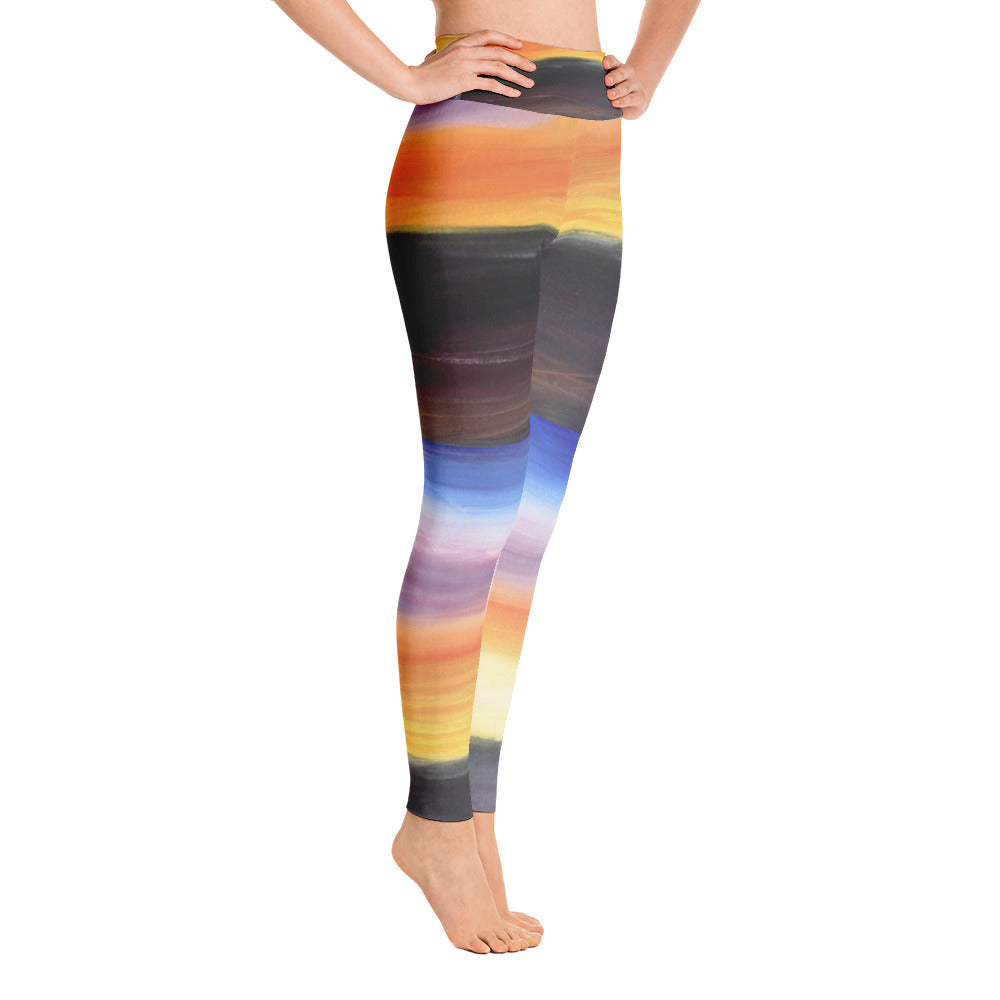 "Rainbow" High waist  Leggings