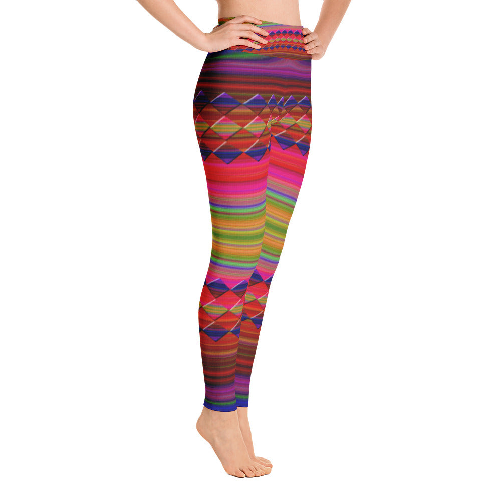 "Let's color" high waist Leggings