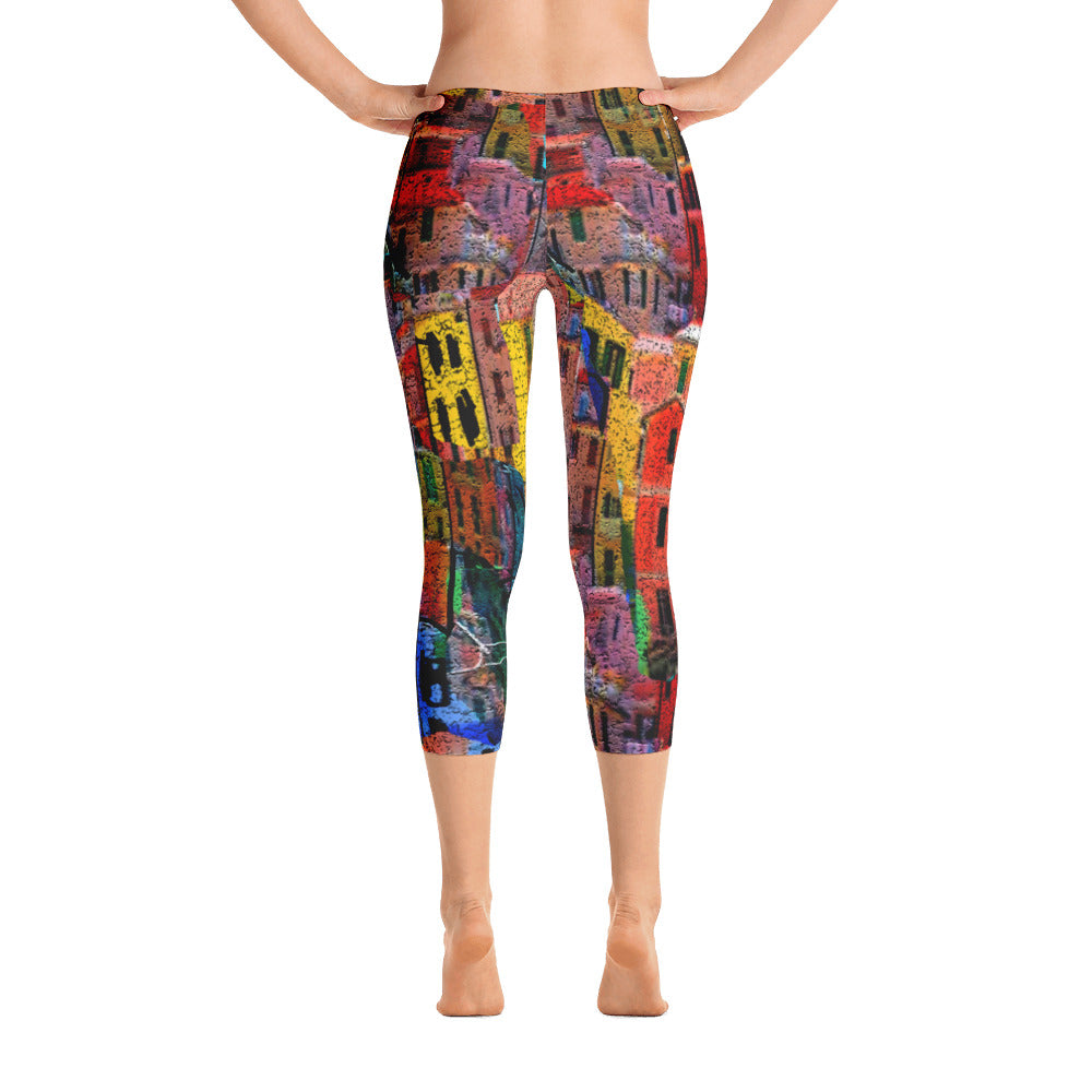 "Bella citta" Capri Leggings