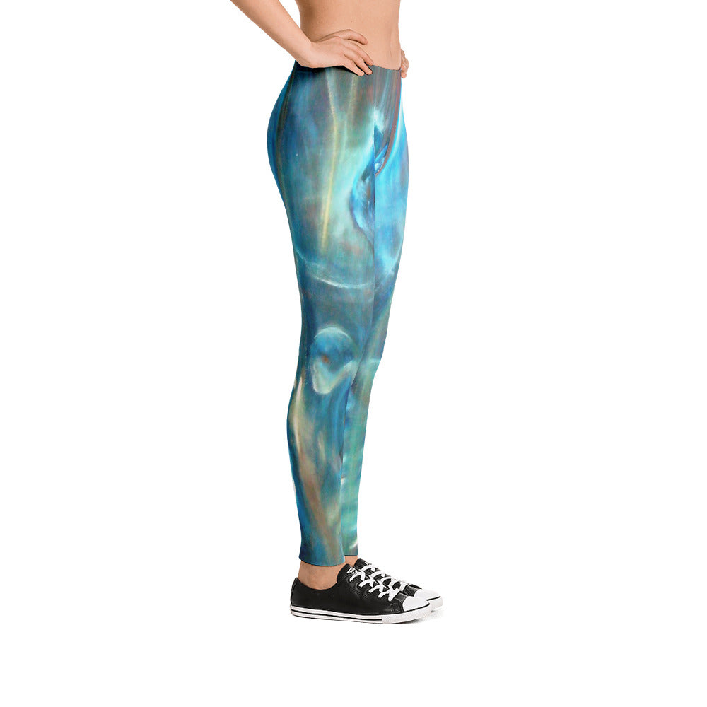 "Under the sea" low waist Leggings