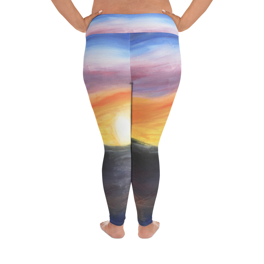 "Rainbow" Plus Size Leggings