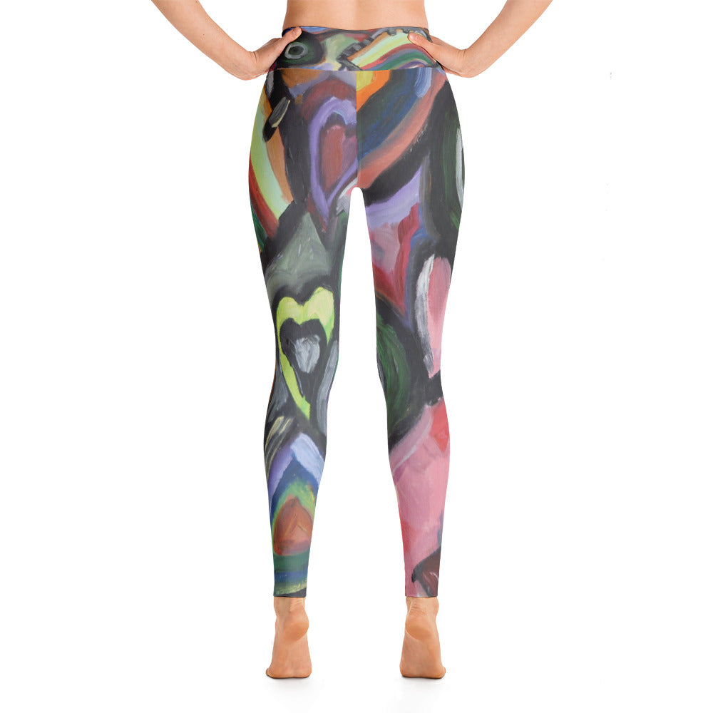 "Crazy life" High waist  Leggings