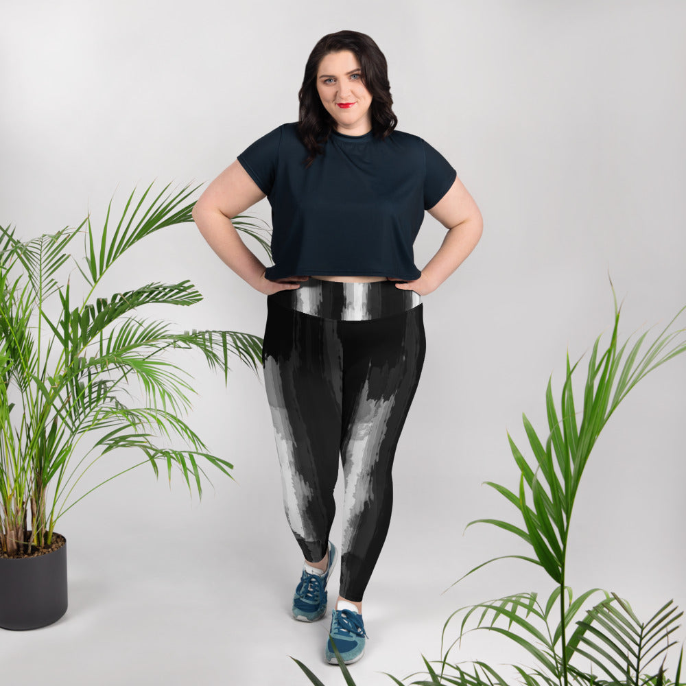 "More than you know" Print Plus Size Leggings