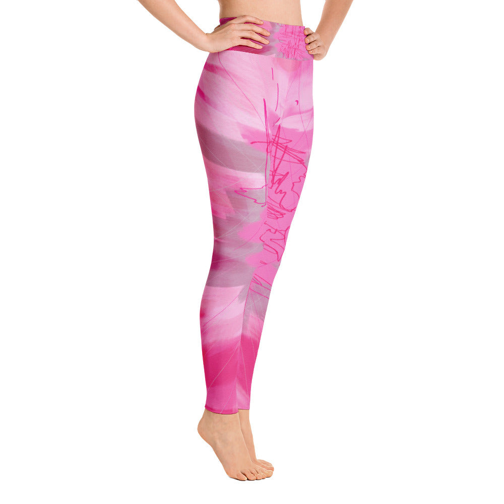 "Pink poem" high waist Leggings