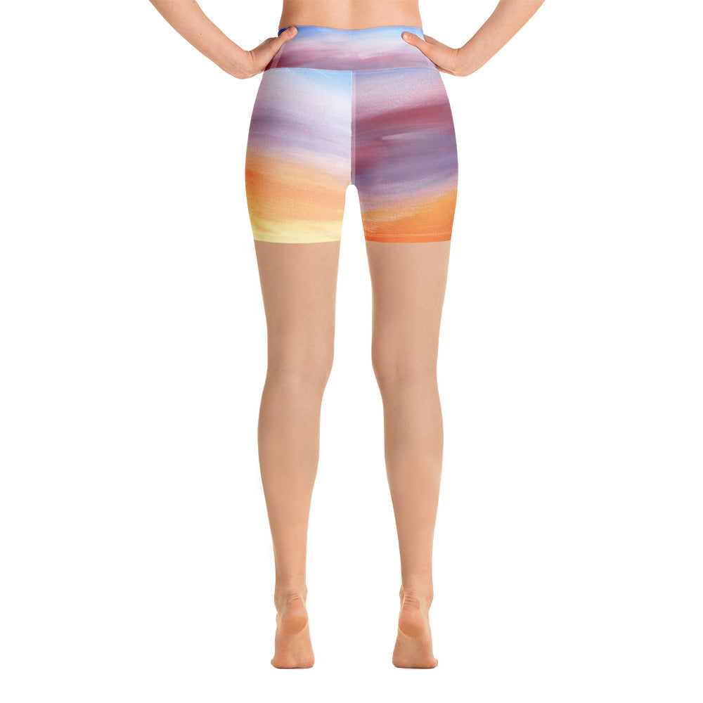 "Rainbow" Yoga Shorts