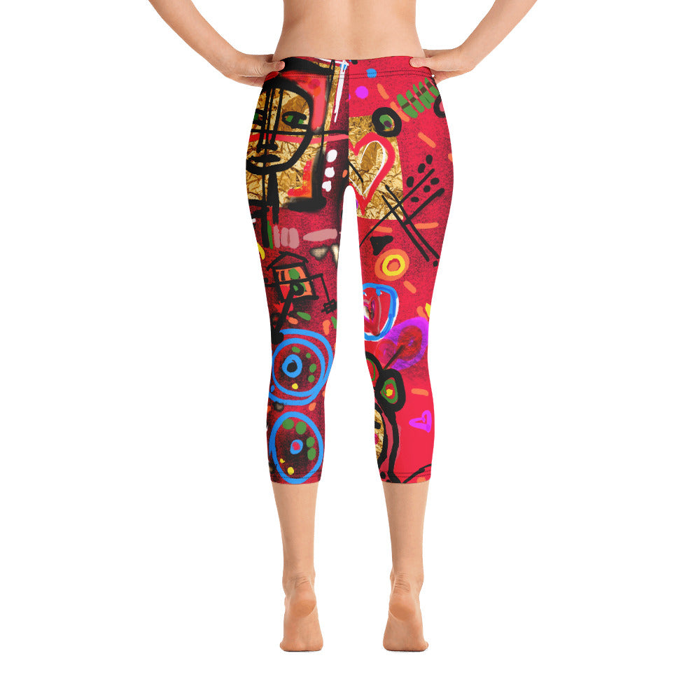 "Secret Love" Capri Leggings