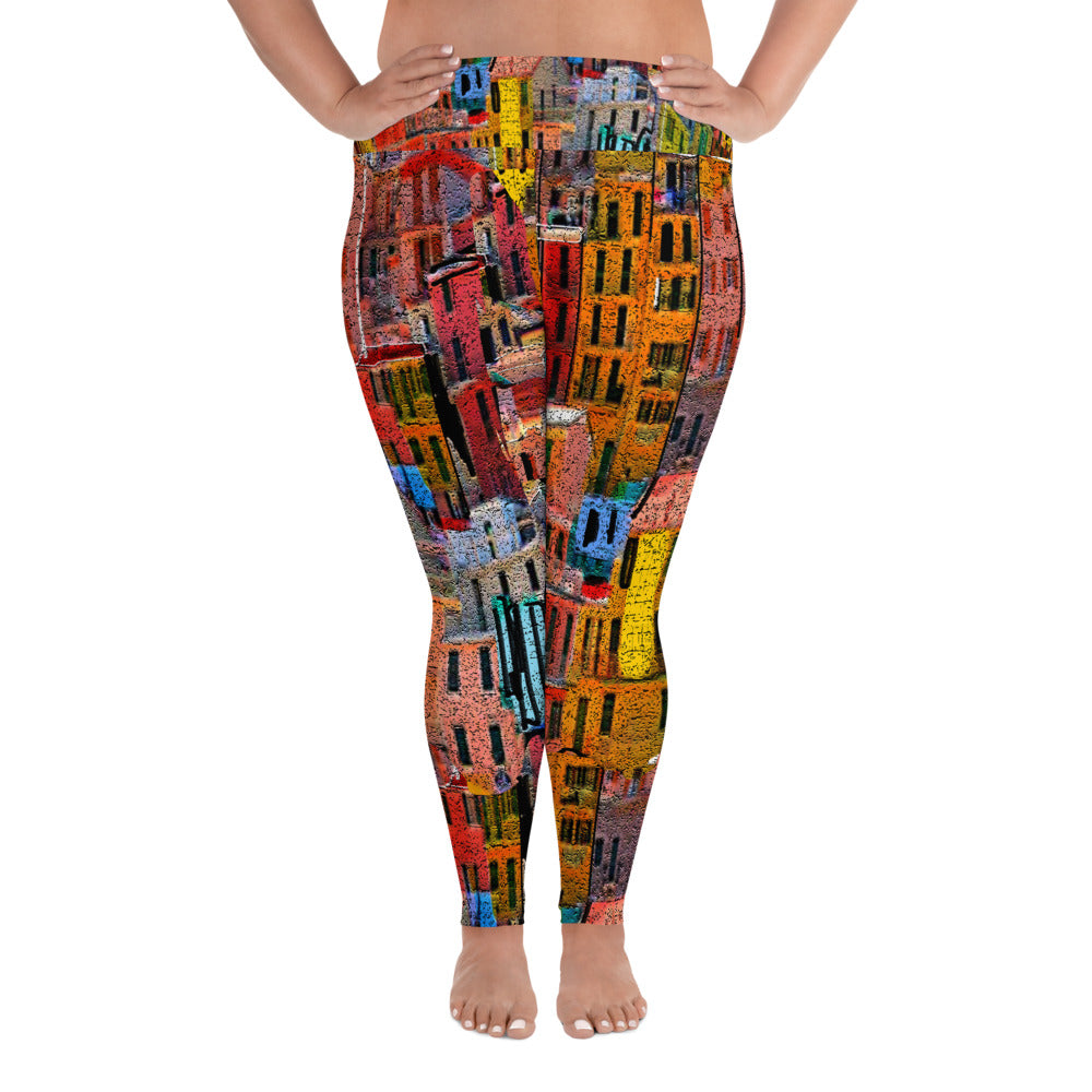 "Bella Citta"  Plus Size Leggings