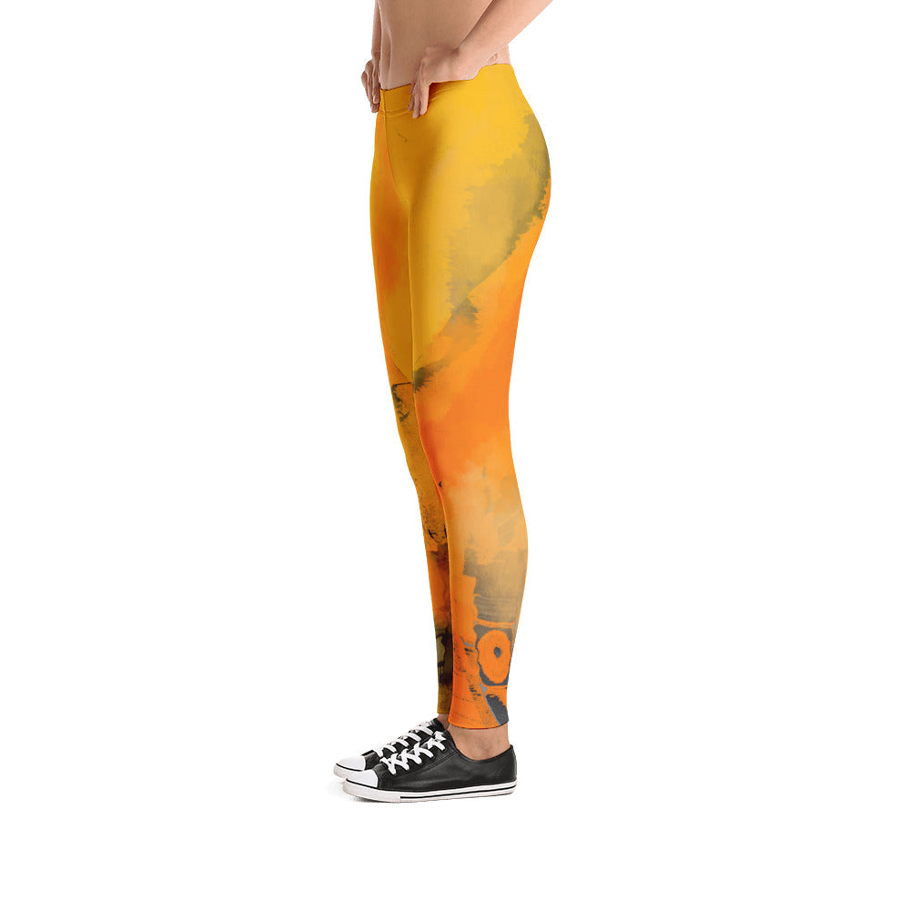 "I am the sun" low waist Leggings