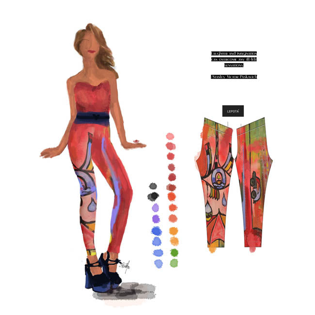 "Sensation" low waist Leggings