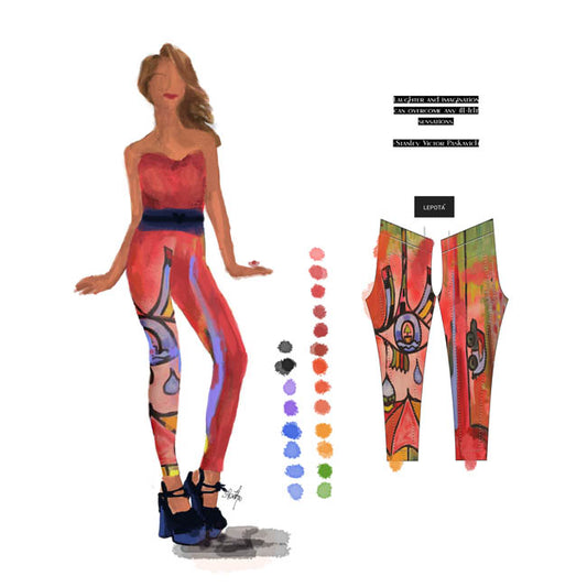 "Sensation" low waist Leggings