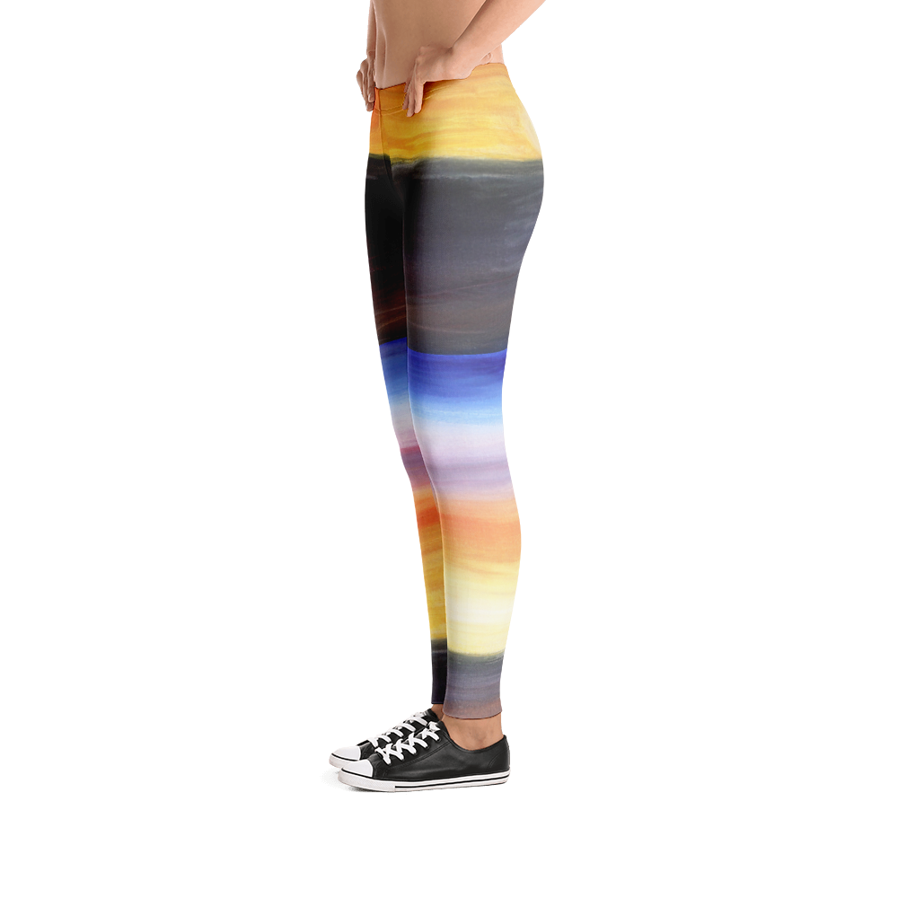 "Rainbow" low waist leggings