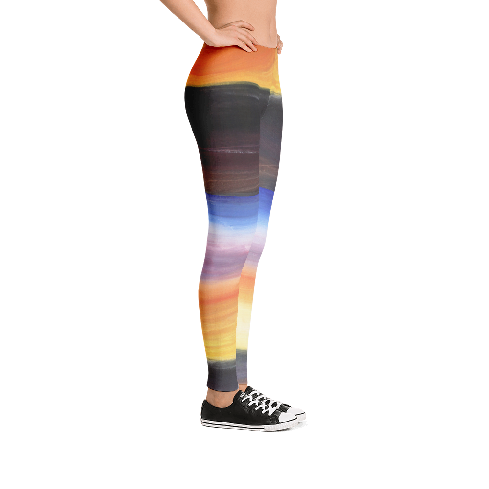 "Rainbow" low waist leggings