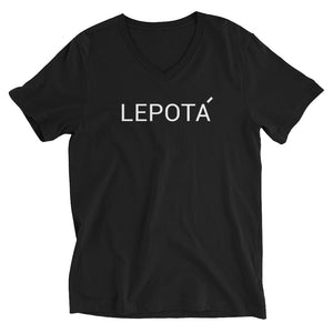 "Lepota" Unisex Short Sleeve V-Neck T-Shirt