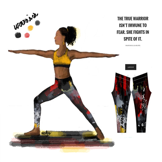 "Warrior" low waist Leggings