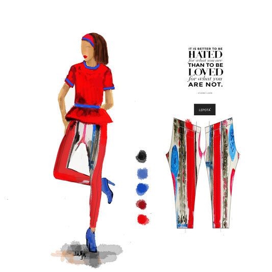 "What you see is what you get" low waist Leggings