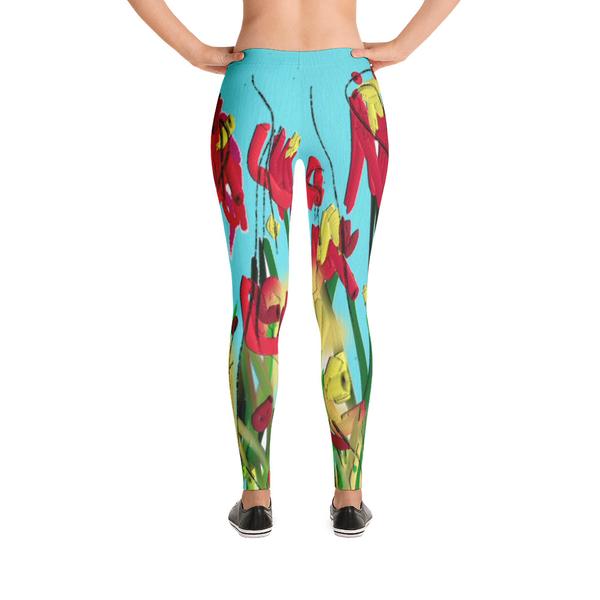 "Wild flower" Low waist Leggings