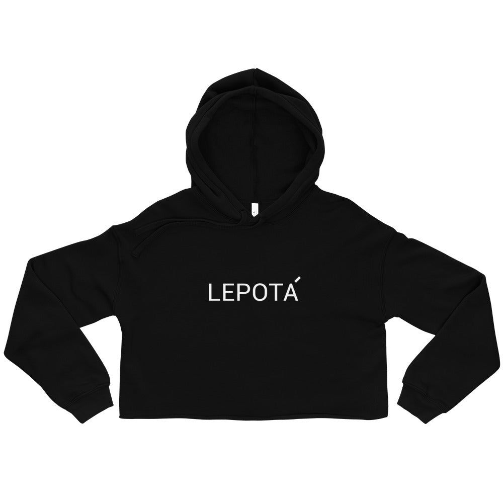 Lepota Crop Hoodie